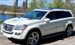 Внедорожник на свадьбу Mercedes Benz GL белый
