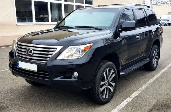 Аренда бронированный джип Lexus LX 570 B6 черный с водителем
