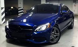 Авто без водителя Mercedes Benz С300 синий на прокат